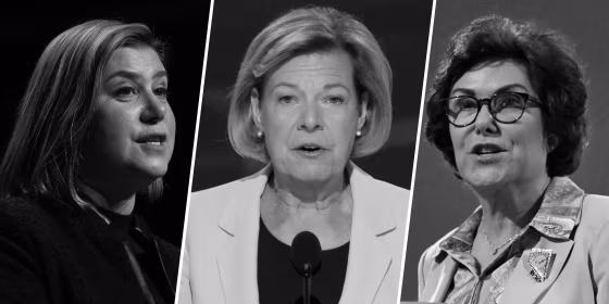 Elissa Slotkin, Tammy Baldwin and Jacky Rosen.