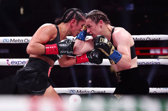Katie Taylor and Amanda Serrano