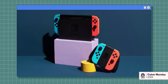 Among the deals are Nintendo’s signature Cyber Monday Switch bundles, which include games and a subscription to Nintendo Online along with the console.