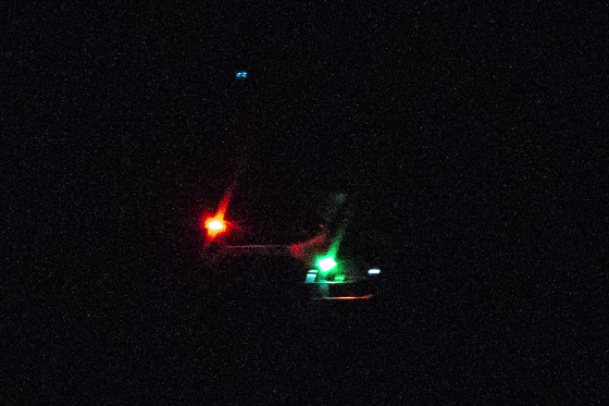 Drone at night.