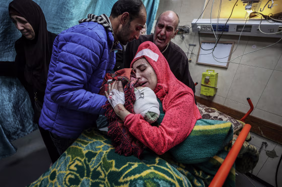 Israeli airstrike hit Nuseirat camp in Gaza killing Palestinian children