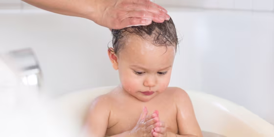 You can use baby shampoos to not only wash an infant’s hair, but also as a body wash.