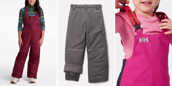 A good pair of snow pants often has useful features like waterproof material, articulated knees and cargo pockets.