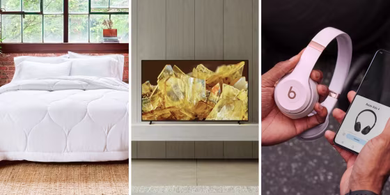 Shop deals on products across categories, including mattresses, appliances, tech and more.