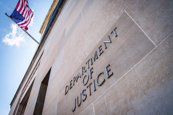 The Department of Justice headquarters in Washington in 2024.