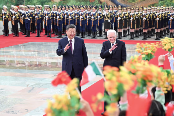 CHINA-BEIJING-XI JINPING-ITALIAN PRESIDENT-TALKS (CN)