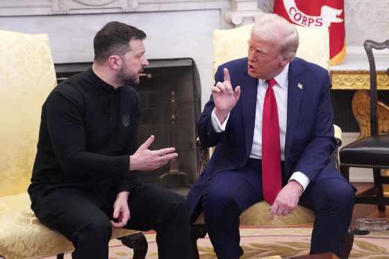 Image: President Trump Hosts Ukrainian President Zelenskyy At The White House politics political argument politicians