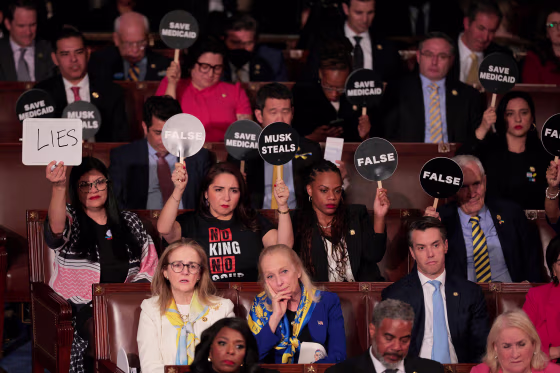 Image: Donald Trump Delivers Joint Address To Congress politics political politicians