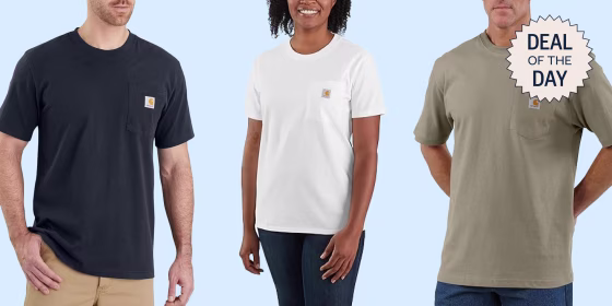 The shirt is available in both men’s and women’s sizes and comes in more than 10 colors.