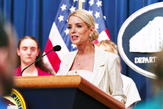 Pam Bondi speaking