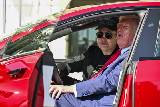 Elon Musk and Donald Trump.