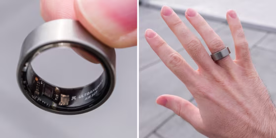 The Ultrahuman Ring Air is one of the lightest smart rings on the market.