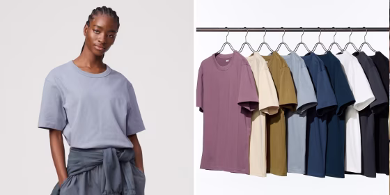  The crew neck t-shirt also has an inclusive range of sizes anywhere from XXS - 3XL. 
