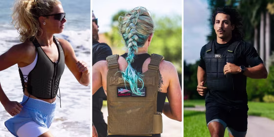 Experts recommend wearing a weighted vest that’s 5% to 10% of your bodyweight before advancing to heavier options.