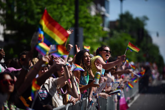 undreds participate in the annual D.C. Pride Parade in 2024.