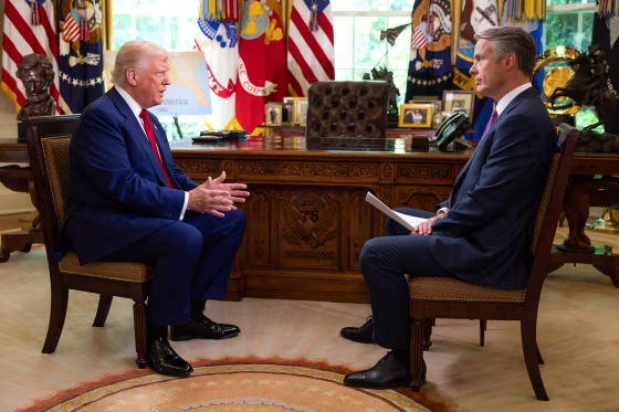 donald trump politics political politician terry moran interview