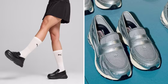 The New Balance 1906L sneaker loafers mix classic and modern in one chaotic-yet-compelling silhouette.