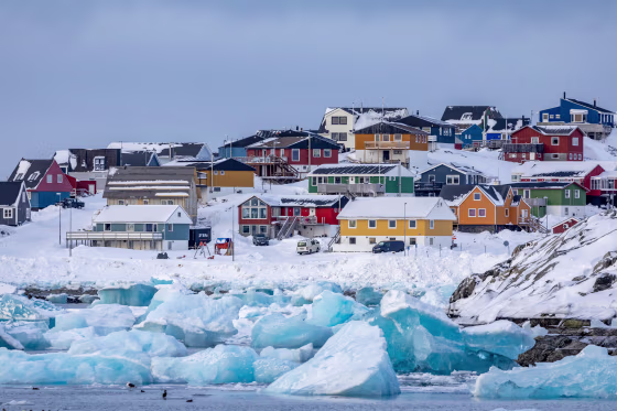 Greenland view.
