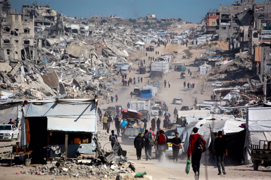 People in Gaza.