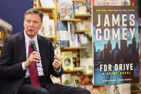 Image: James Comey Promotes His New Book FDR Drive At Barnes And Nobles In New York