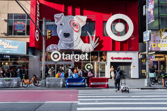 A Target store exterior, seen from the street