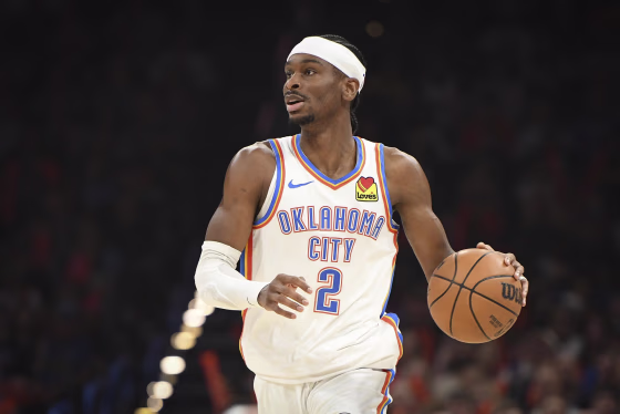 Oklahoma City Thunder guard Shai Gilgeous-Alexander.