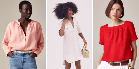 Linen is a natural fabric that is known for being both lightweight and durable.