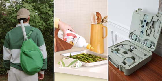 Some of the best new products in June 2025 are Away’s Retro Sport Collection, Brightland’s everyday olive oil line and Tinkr’s tool kits.