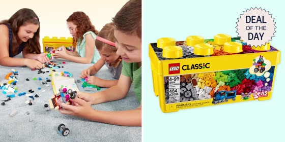 Lego fans of all ages can enjoy this set which allows you to make multiple designs.