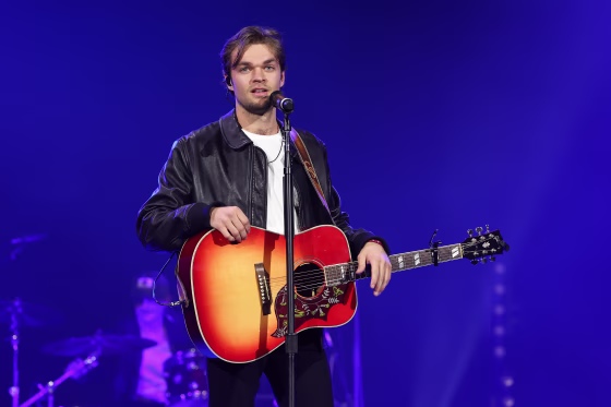 Conner Smith onstage at the New Faces of Country Music Dinner during CRS 2024 at Omni Nashville Hotel on March 1, 2024 in Nashville.