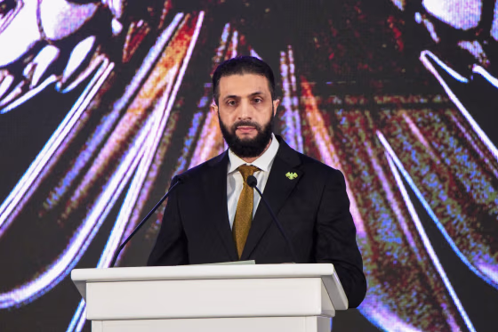 Unveiling Of Syria's New Visual Identity Held At Presidential Palace With President Al-Sharaa In Attendance