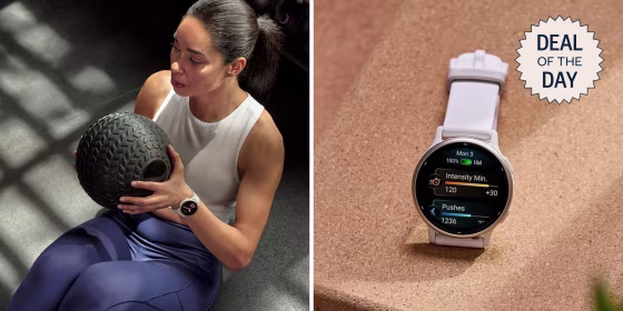 The Garmin Vivoactive 5 has a ton of fitness and health features, but its sleek design doesn’t scream “running watch.”