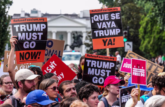 Image: Washington, DC Residents Rally Against Federal Takeover Of City By Trump Administration