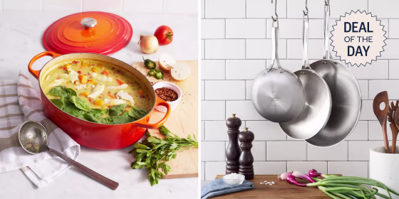 Le Creuset’s eight-quart Dutch oven and more are on sale.