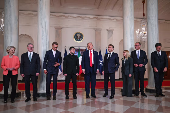 Zelenskyy, Trump and European leaders