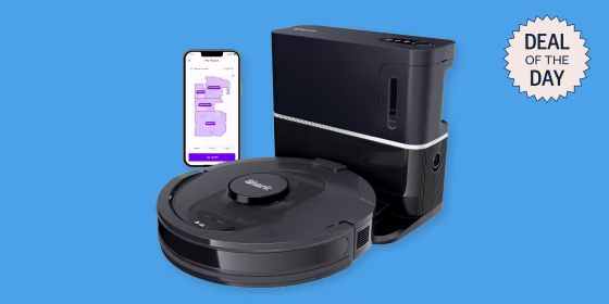 The Shark AI Ultra Robot vacuum cleans in a matrix grid formation, allowing it to clean more thoroughly.
