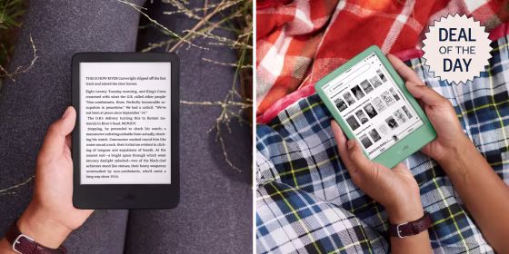The Amazon Kindle is the smallest, lightest model you can get from the brand.