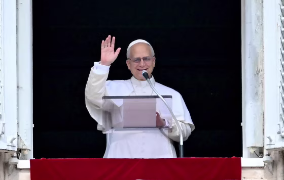 Image: VATICAN-RELIGION-POPE-ANGELUS