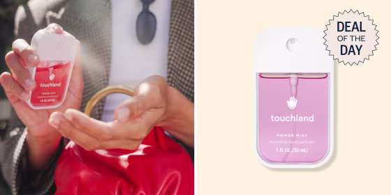 Touchland’s hand sanitizer comes in a variety of fun scents  — including wild watermelon, lemon lime and velvet peach.