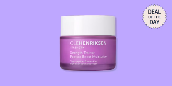This moisturizer from Olehenriksen combines ceramides and peptides to hydrate and strengthen skin, according to the brand.