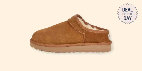 You can get discounted classic Ugg slippers as part of Nordstrom Rack's sale.