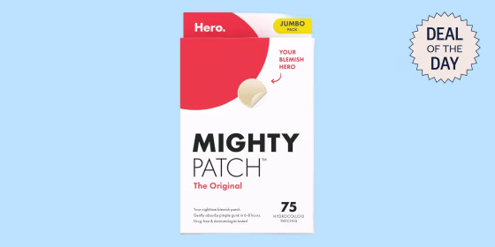 Experts say pimple patches are a great way to stop yourself from picking at your acne and causing dark marks.