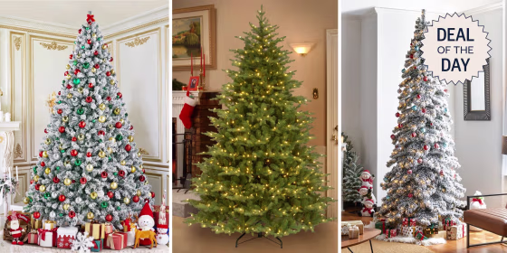 Aside from trees, Wayfair also has ornaments, garland, tree skirts and more on sale.