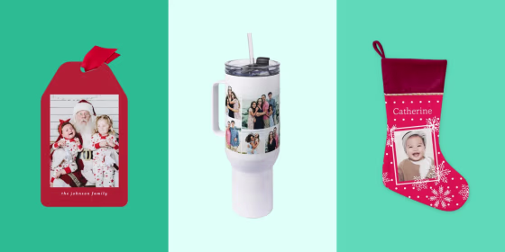 Personalized cards, gifts and photo books that make sending cheer effortless — and affordable.