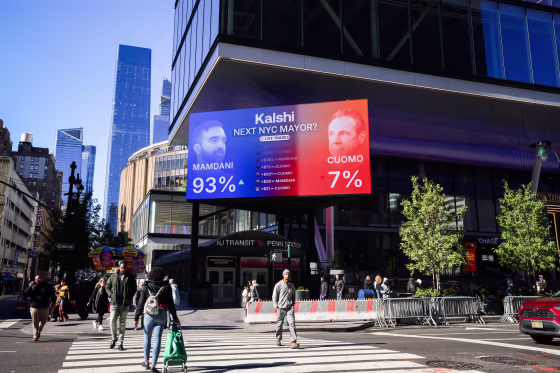 Kalshi Billboards Ahead Of New York Mayoral Election