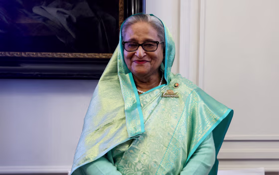 Sheikh Hasina at the annual Munich Security Conference on Feb. 17, 2024. 