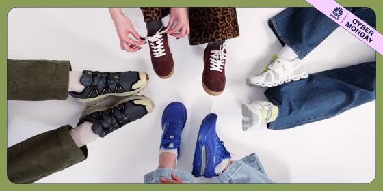 Find casual and athletic styles from top brands like Nike, New Balance and Puma on sale during Cyber Monday.
