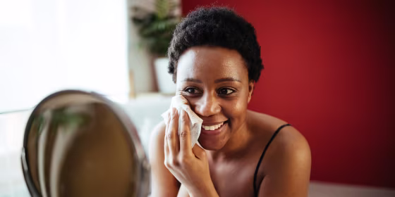 The key to double cleansing is using an oil-based cleanser followed by a water-based face wash.