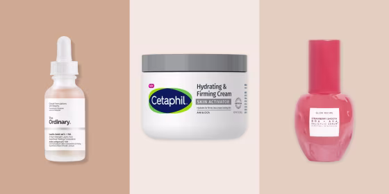 AHAs like glycolic and lactic acid are considered a chemical exfoliant, which help slough away dead skin cells. 