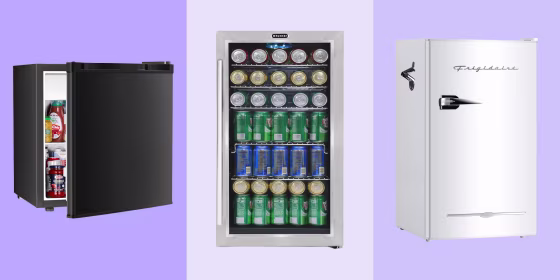 You can use a mini fridge for everything from storing extra drinks to keeping your skin care products cold.